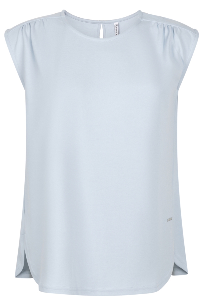 Zoso blauwe dames t-shirt | Vooraanzicht