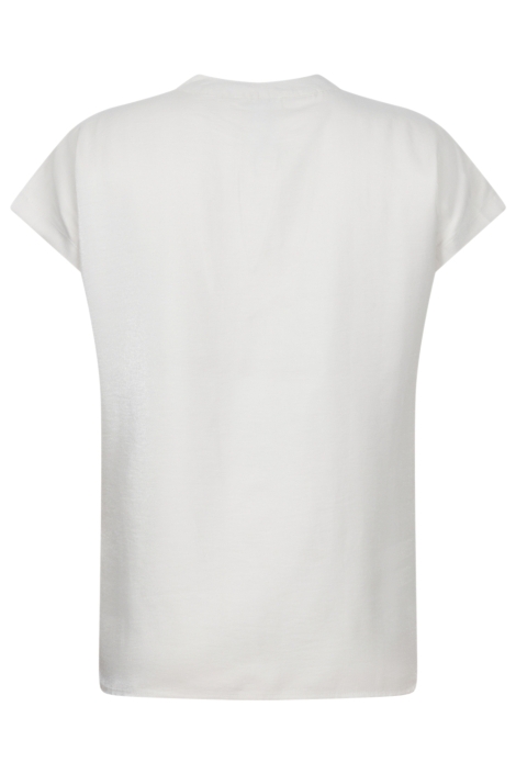 Zoso beige dames t-shirt | Achteraanzicht