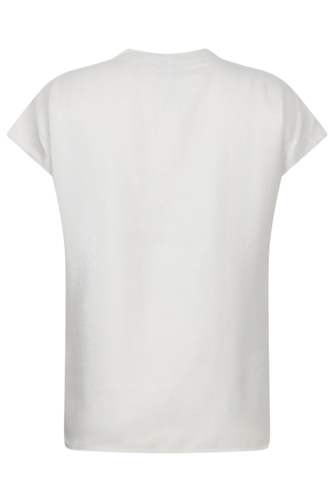 Zoso beige dames t-shirt | Achteraanzicht