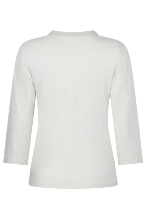 Zoso beige dames t-shirt | Achteraanzicht