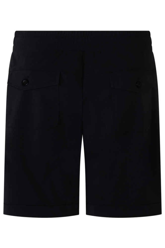 Zoso zwarte dames korte broek | Achteraanzicht