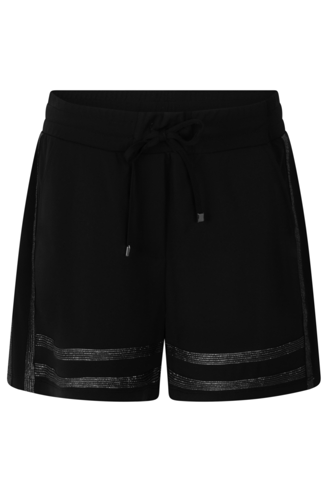 Zoso zwarte dames korte broek | Vooraanzicht