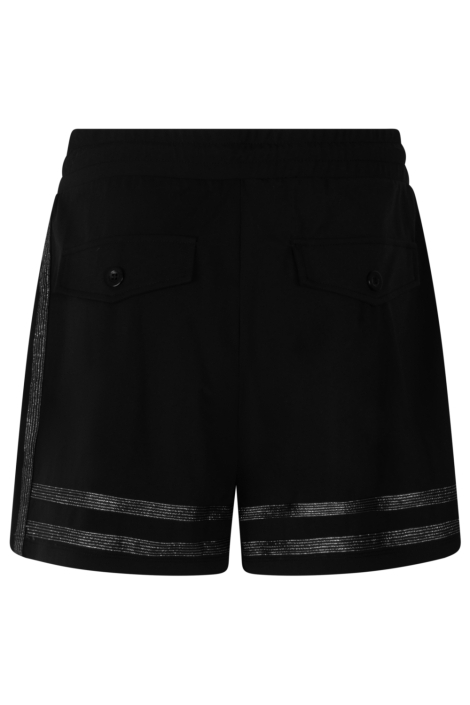 Zoso zwarte dames korte broek | Achteraanzicht