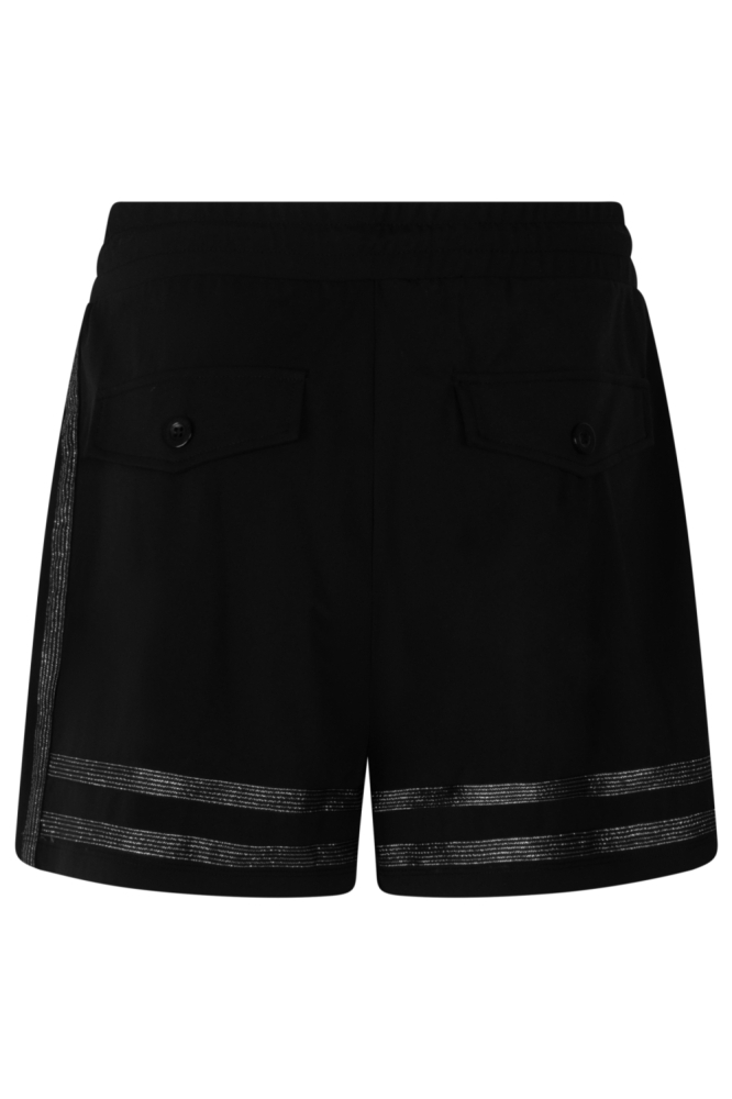 Zoso zwarte dames korte broek | Achteraanzicht