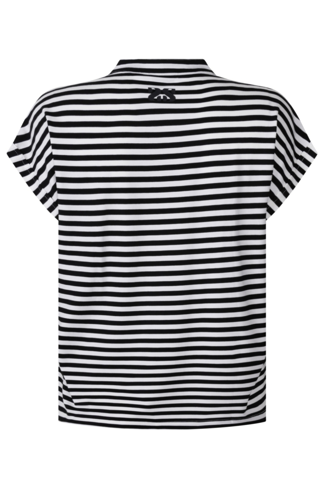 Zoso zwarte dames t-shirt | Achteraanzicht