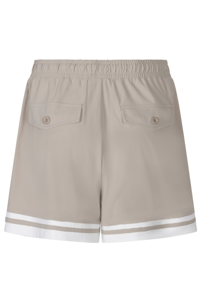 Zoso zand dames korte broek | Achteraanzicht