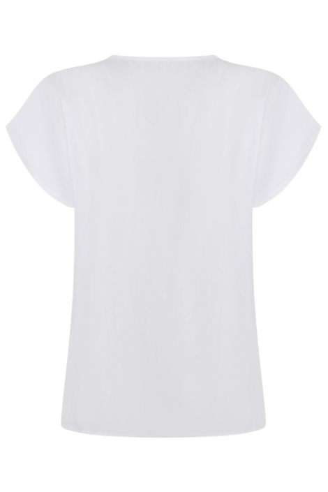 Zoso witte dames t-shirt | Achteraanzicht