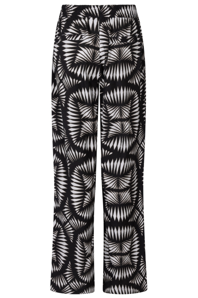 Zoso zwarte dames broek | Achteraanzicht
