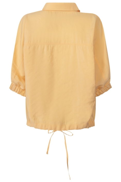 Zoso oranje dames blouse | Achteraanzicht