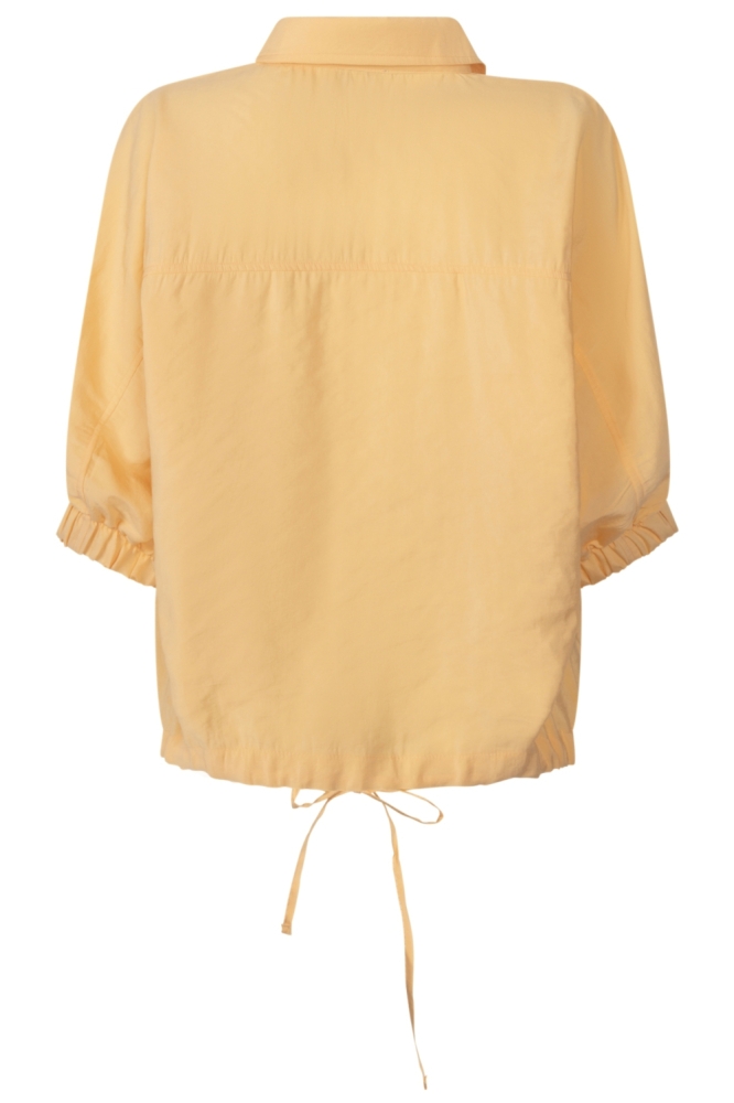 Zoso oranje dames blouse | Achteraanzicht