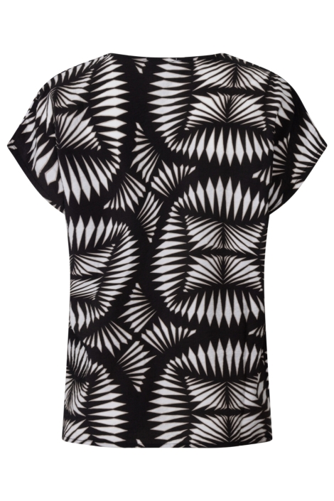 Zoso zwarte dames t-shirt | Achteraanzicht