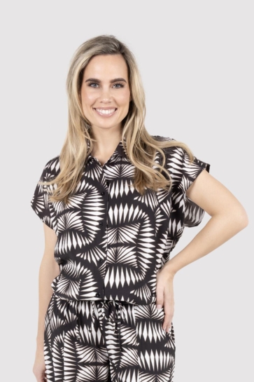 Zoso Blouse MELANIE 263 BLACK-SAND