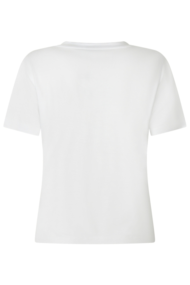 Zoso witte dames t-shirt | Achteraanzicht