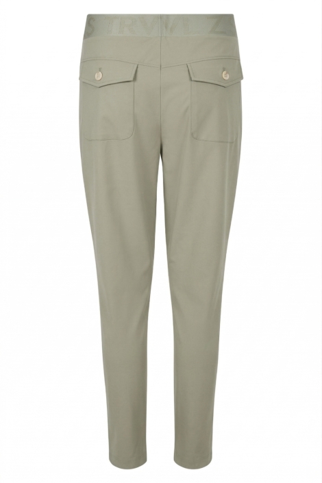 Zoso groene dames broek | Achteraanzicht