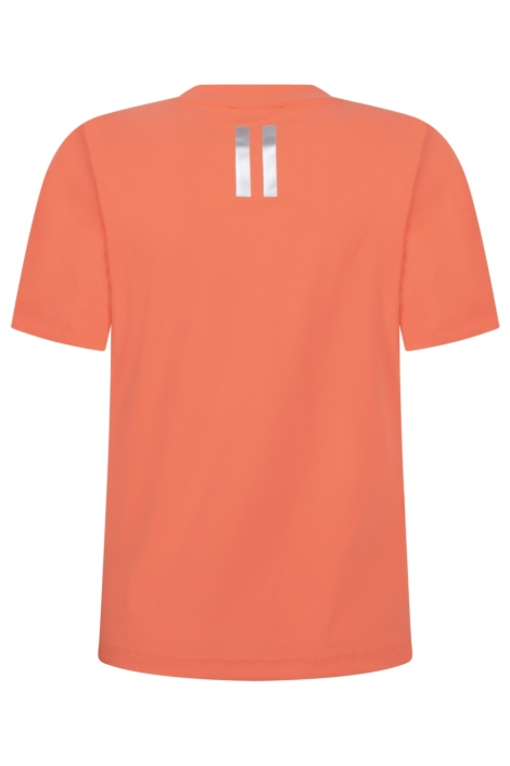 Zoso oranje dames t-shirt | Achteraanzicht