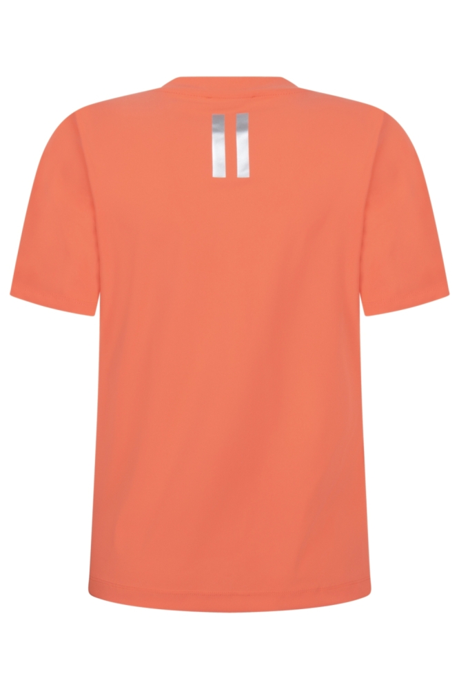 Zoso oranje dames t-shirt | Achteraanzicht