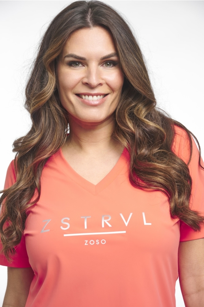 Zoso oranje dames t-shirt | Close up