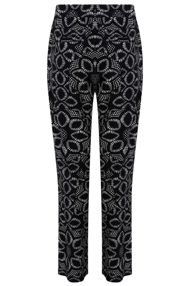 Zoso zwarte dames broek | Achteraanzicht