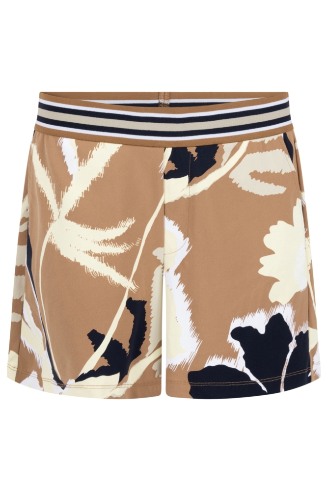 Zoso camel dames korte broek | Vooraanzicht
