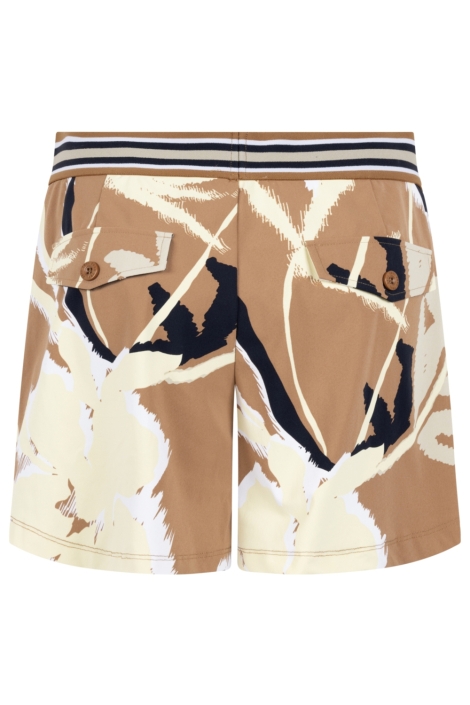 Zoso camel dames korte broek | Achteraanzicht