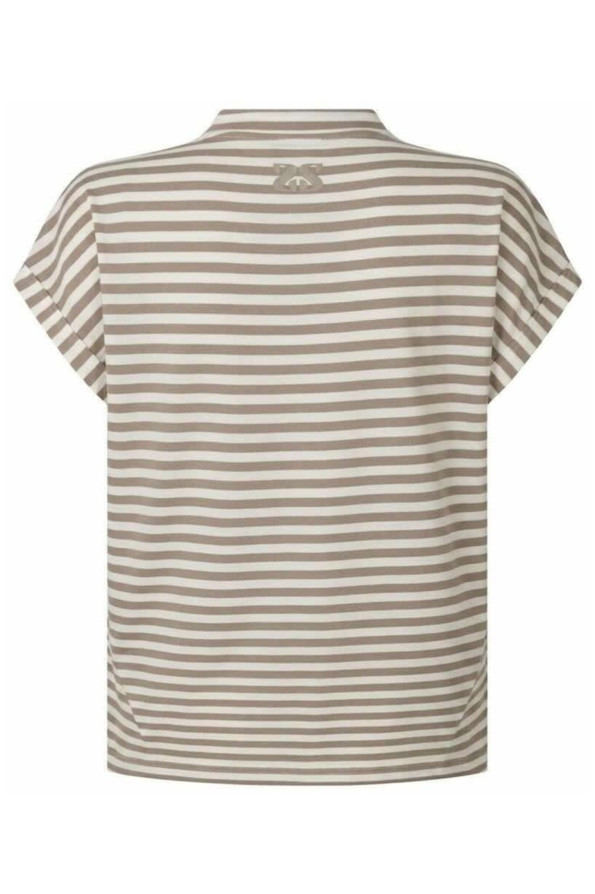 Zoso zand dames t-shirt | Achteraanzicht