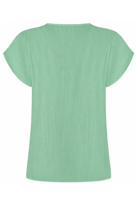Zoso groene dames t-shirt | Achteraanzicht