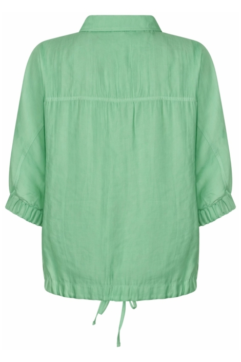 Zoso groene dames blouse | Achteraanzicht