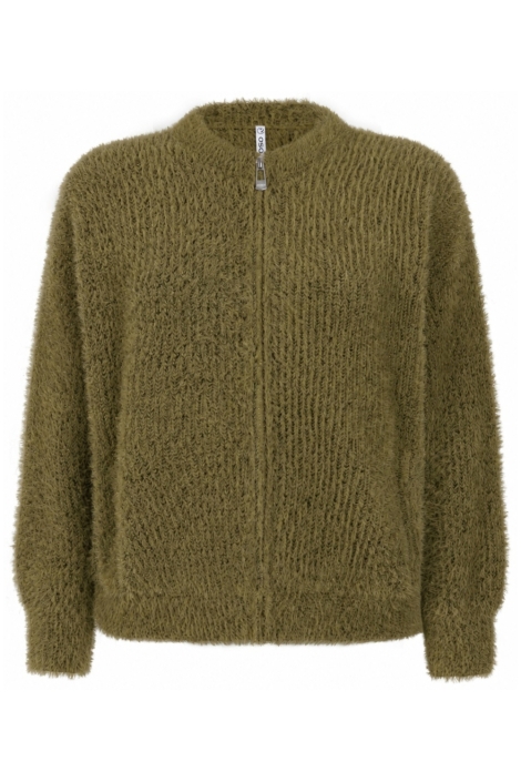 Zoso groene dames vest | Vooraanzicht