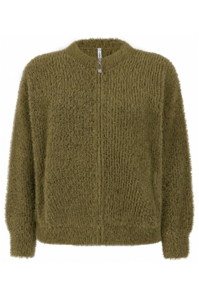 Zoso groene dames vest | Vooraanzicht