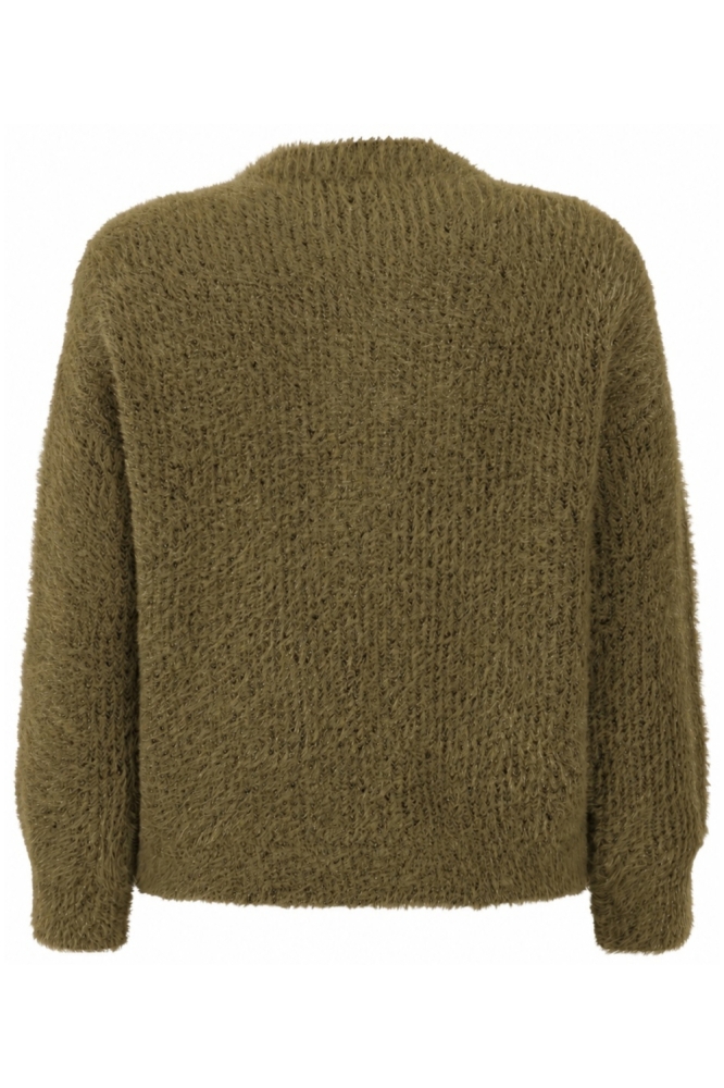 Zoso groene dames vest | Achteraanzicht