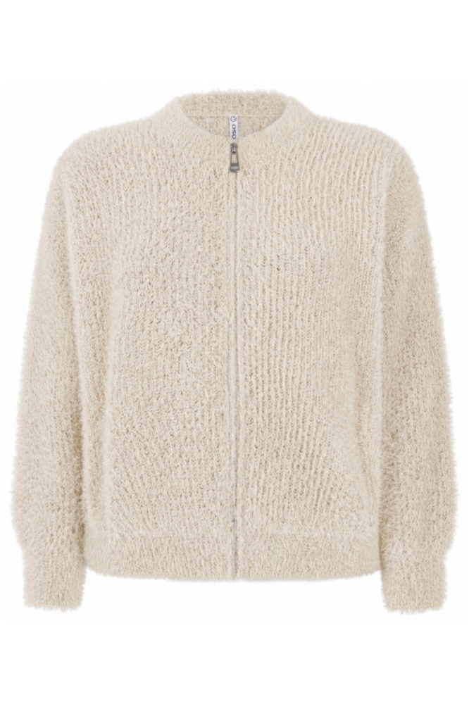 Zoso beige dames vest | Vooraanzicht