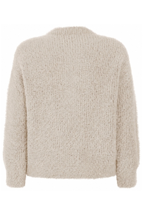 Zoso beige dames vest | Achteraanzicht