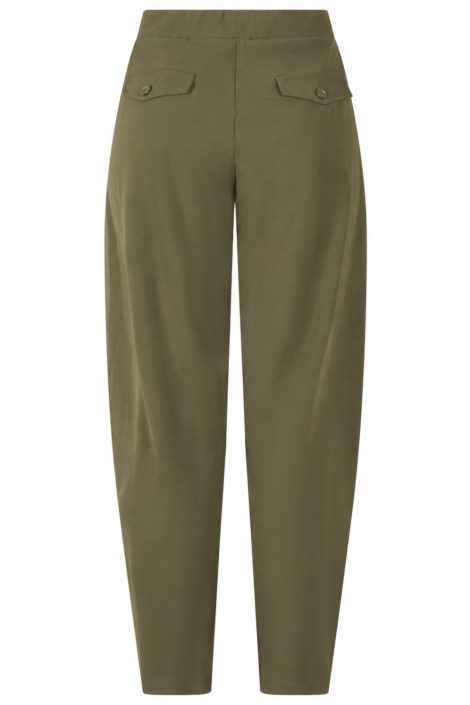 Zoso groene dames broek | Achteraanzicht