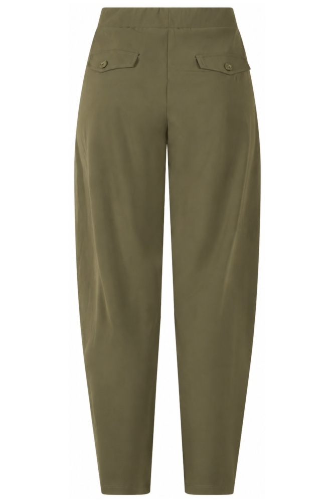 Zoso groene dames broek | Achteraanzicht