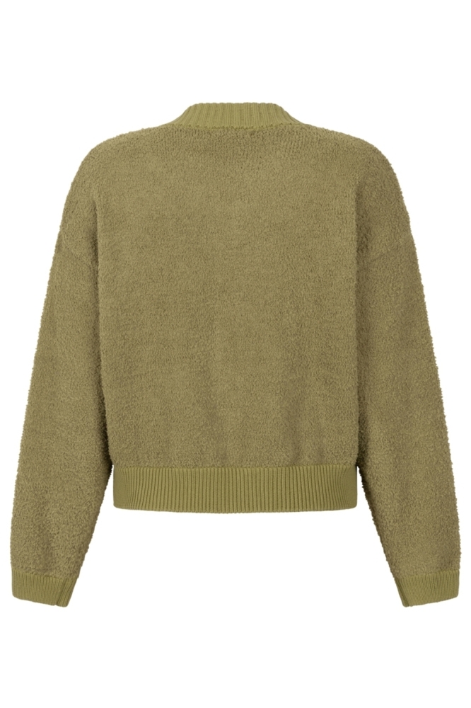 Zoso groene dames vest | Achteraanzicht