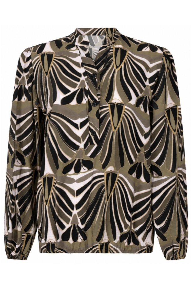 Zoso zwarte dames blouse | Vooraanzicht