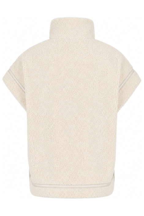 Zoso beige dames gilet | Achteraanzicht