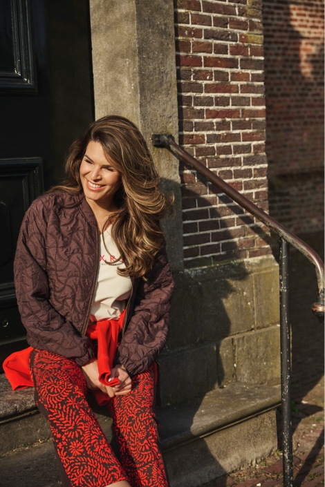 Zoso bruine dames vest | Sfeerbeeld, In situatie