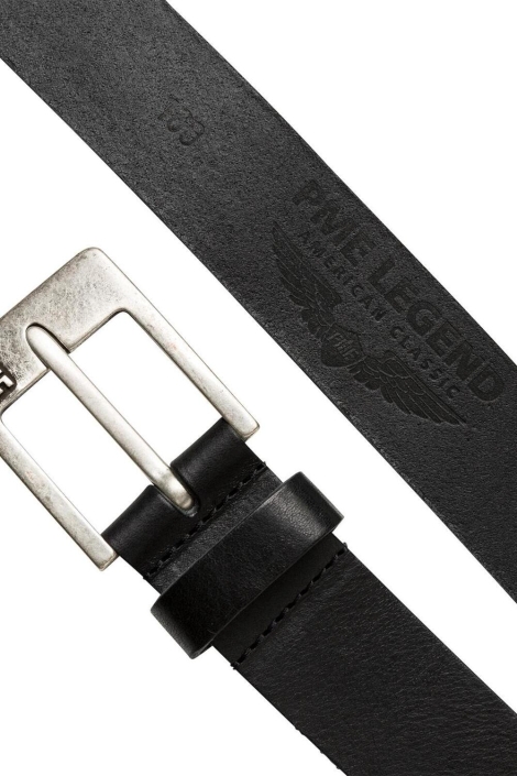 PME legend zwarte heren riem | Close up