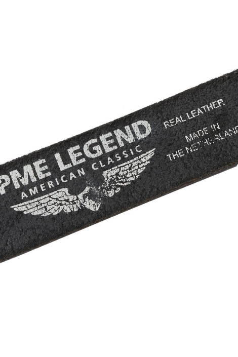 PME legend zwarte heren riem | Close up