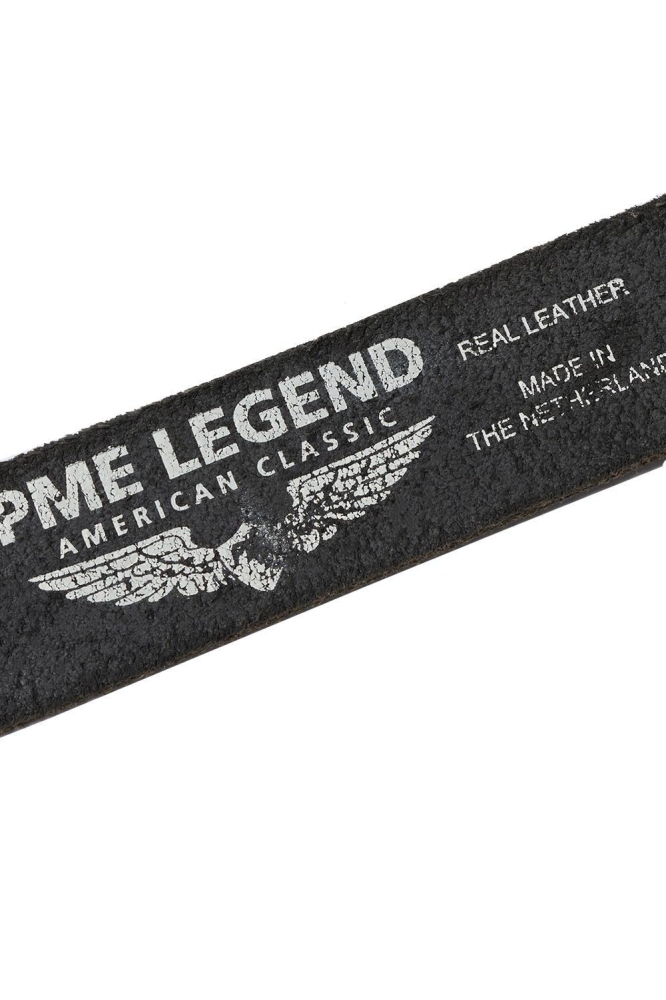 PME legend zwarte heren riem | Close up