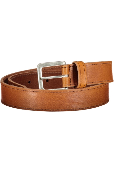 Red Temple cognac heren riem | Vooraanzicht