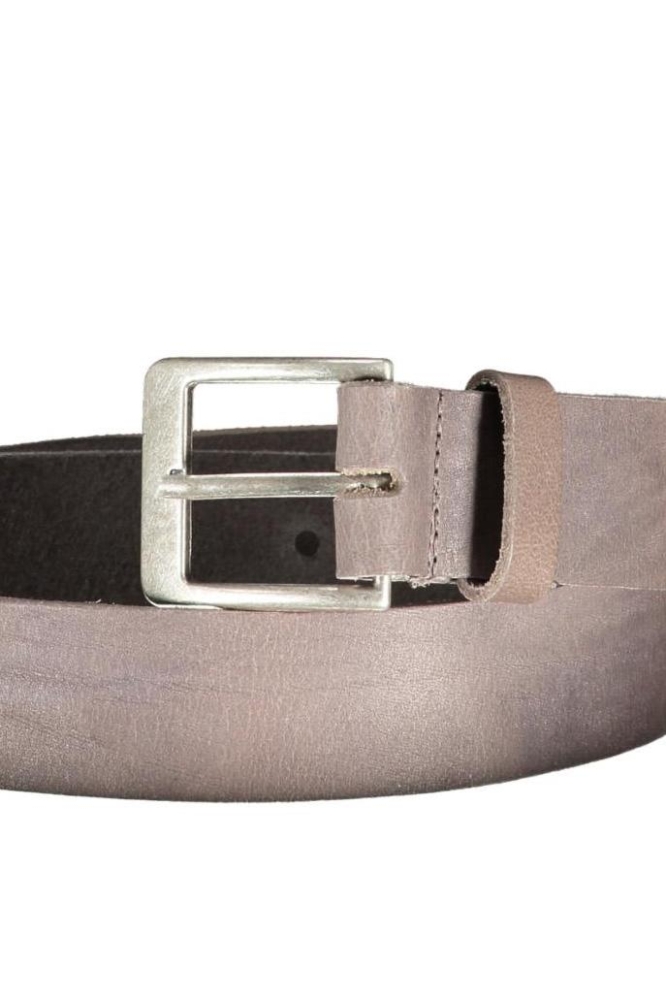 Red Temple grijze heren riem | Close up