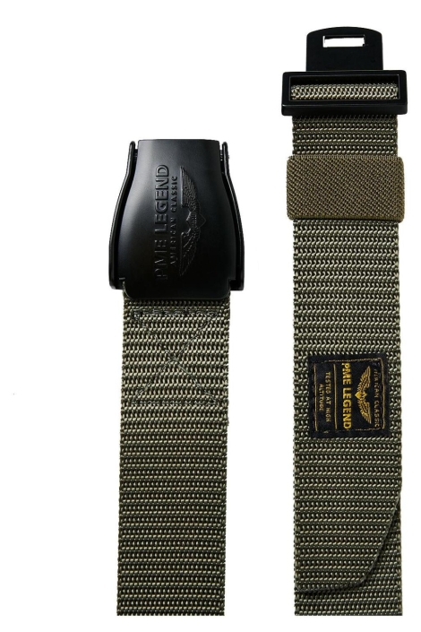 PME legend groene heren riem | Close up