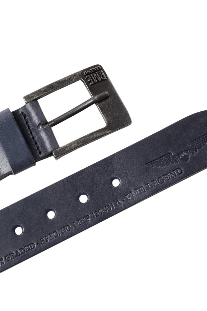PME legend blauwe heren riem | Close up
