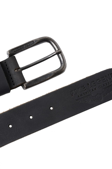 PME legend zwarte heren riem | Close up