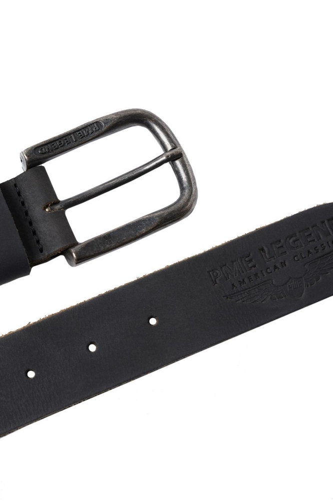 PME legend zwarte heren riem | Close up