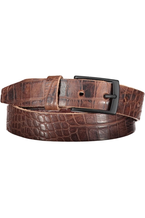 Red Temple bruine heren riem | Vooraanzicht