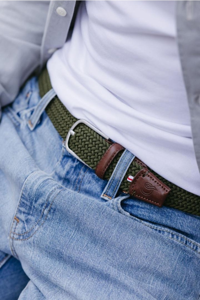 La Boucle groene heren riem | Unique Selling Point