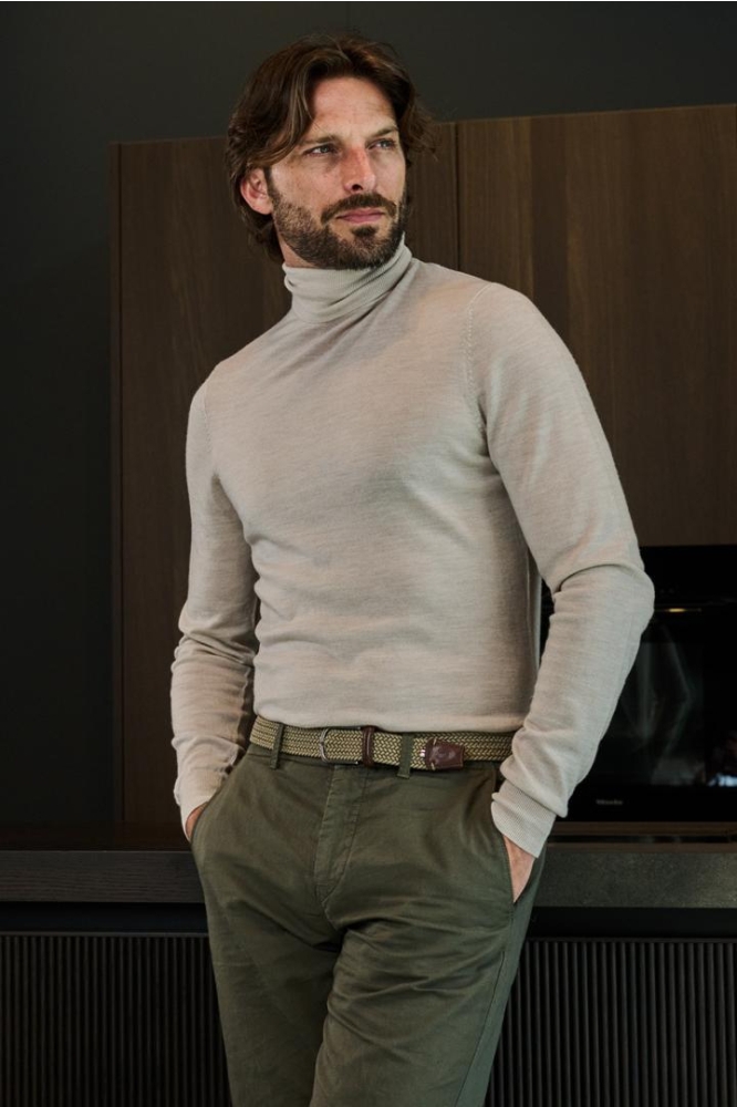 La Boucle groene heren riem | Model